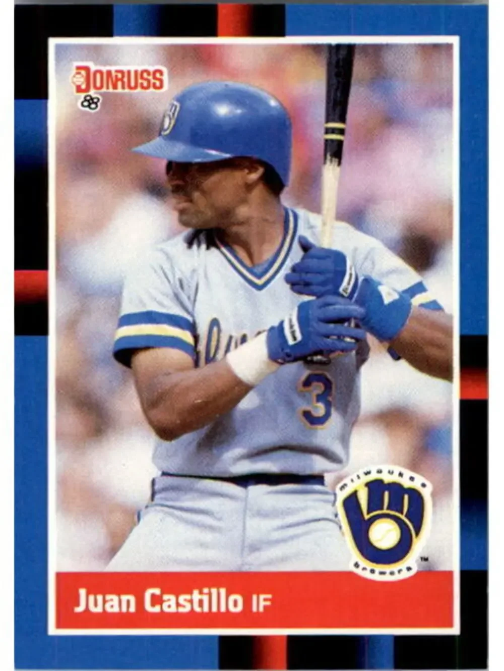 1988 Juan Castillo Donruss Baseball Card #363